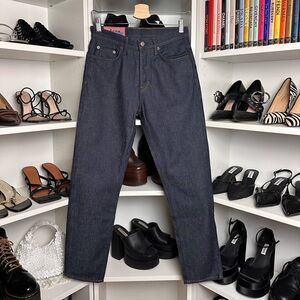 Acne Studios River Indigo Dark Blue Denim Jeans